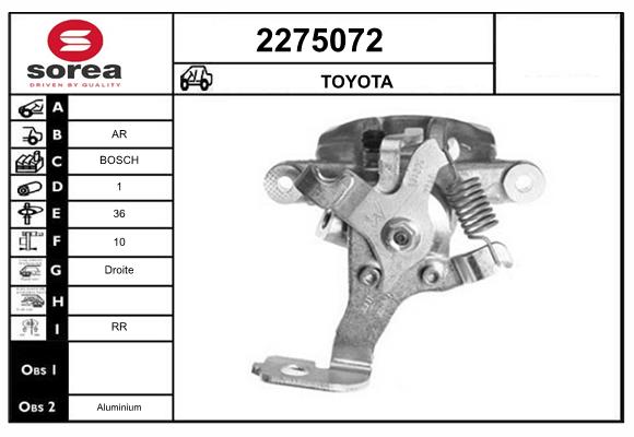 Etrier frana 2275072 EAI