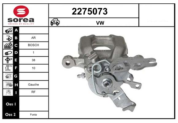 Etrier frana 2275073 EAI