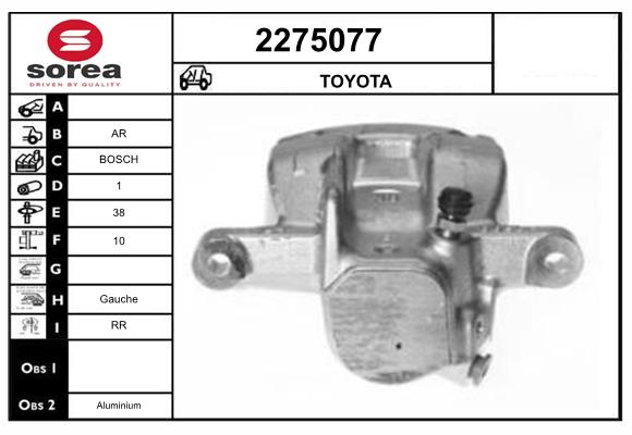 Etrier frana 2275077 EAI