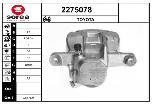Etrier frana 2275078 EAI