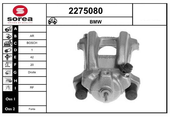 Etrier frana 2275080 EAI