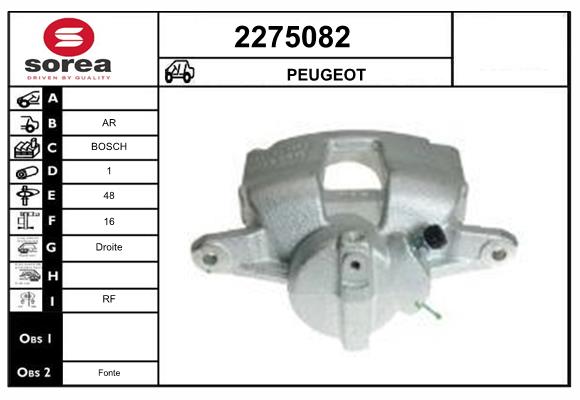 Etrier frana 2275082 EAI