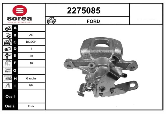 Etrier frana 2275085 EAI