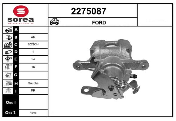 Etrier frana 2275087 EAI