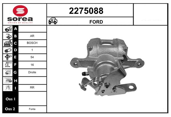 Etrier frana 2275088 EAI