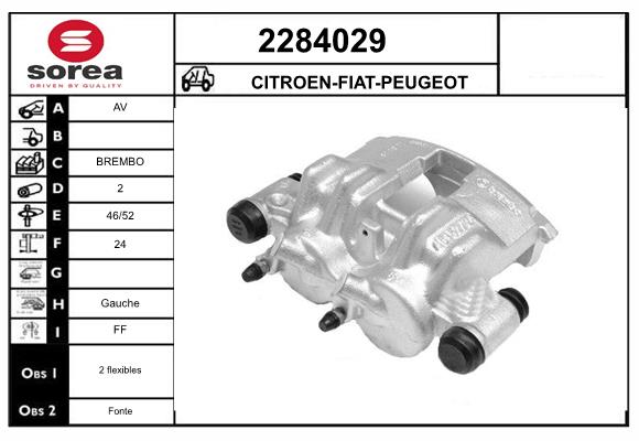 Etrier frana 2284029 EAI