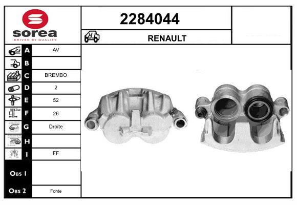 Etrier frana 2284044 EAI