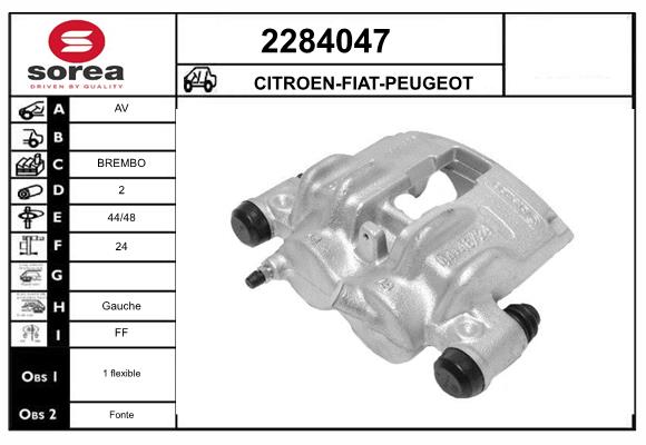 Etrier frana 2284047 EAI