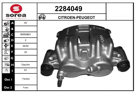 Etrier frana 2284049 EAI