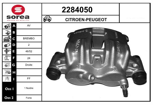 Etrier frana 2284050 EAI