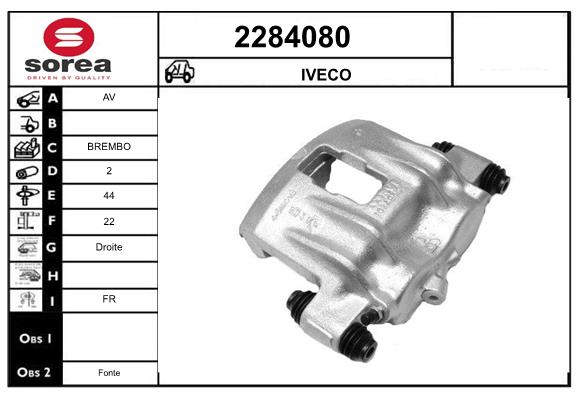 Etrier frana 2284080 EAI