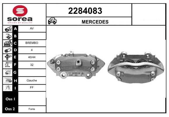Etrier frana 2284083 EAI