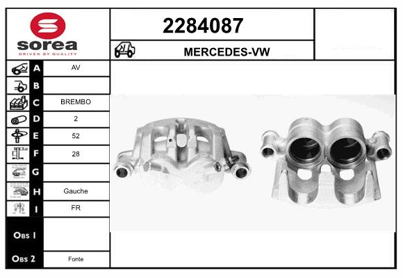 Etrier frana 2284087 EAI