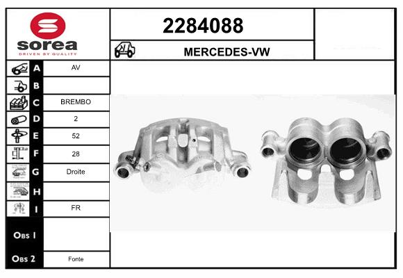 Etrier frana 2284088 EAI