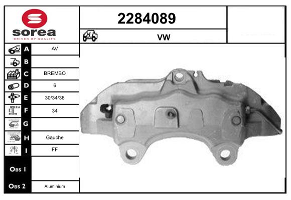Etrier frana 2284089 EAI