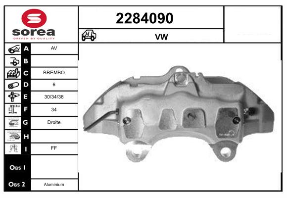 Etrier frana 2284090 EAI