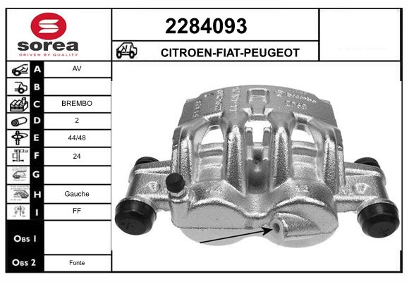 Etrier frana 2284093 EAI