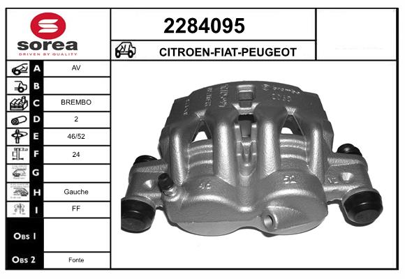 Etrier frana 2284095 EAI
