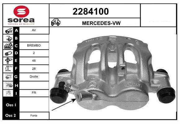 Etrier frana 2284100 EAI