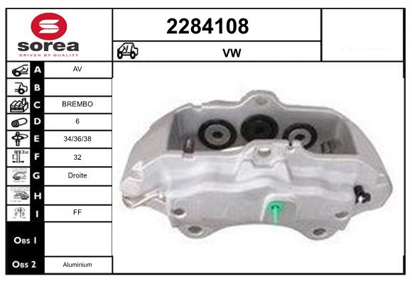 Etrier frana 2284108 EAI