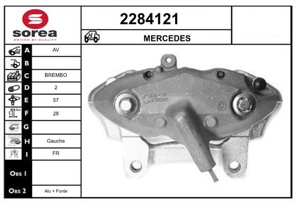 Etrier frana 2284121 EAI