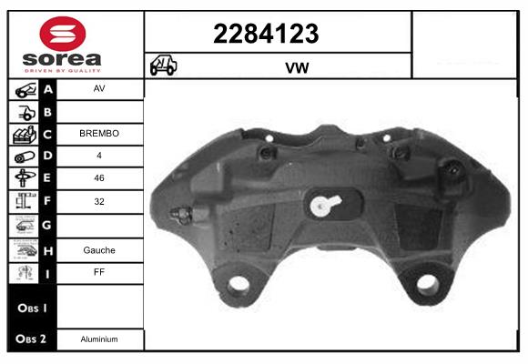 Etrier frana 2284123 EAI