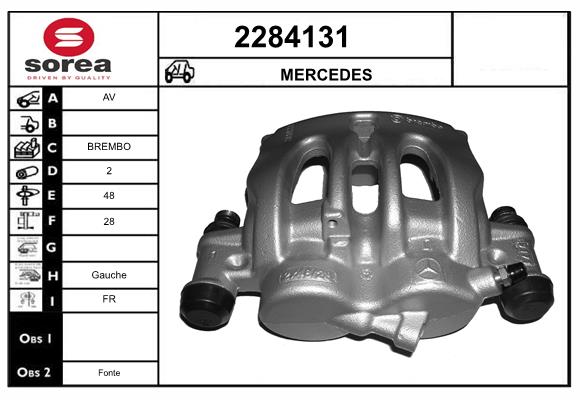 Etrier frana 2284131 EAI