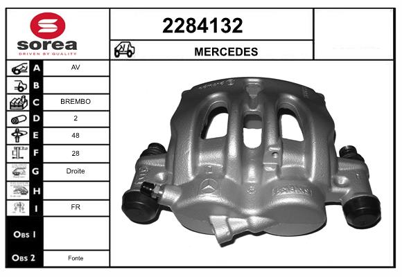 Etrier frana 2284132 EAI