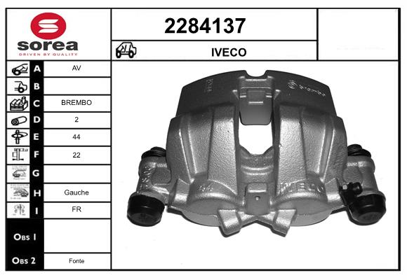 Etrier frana 2284137 EAI