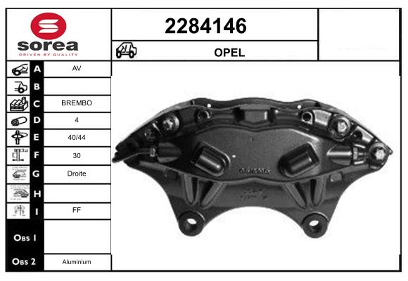 Etrier frana 2284146 EAI