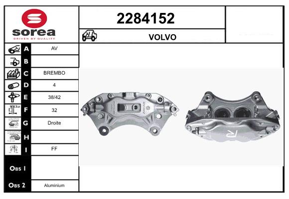 Etrier frana 2284152 EAI