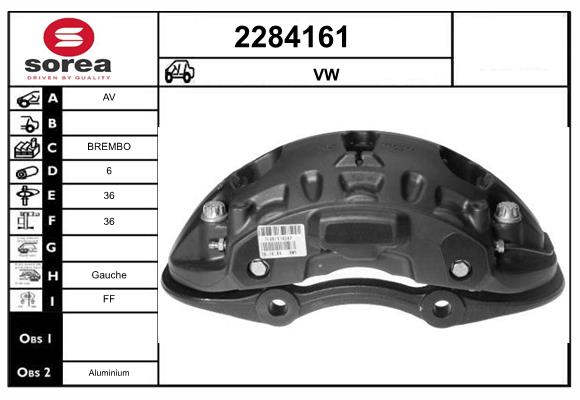 Etrier frana 2284161 EAI