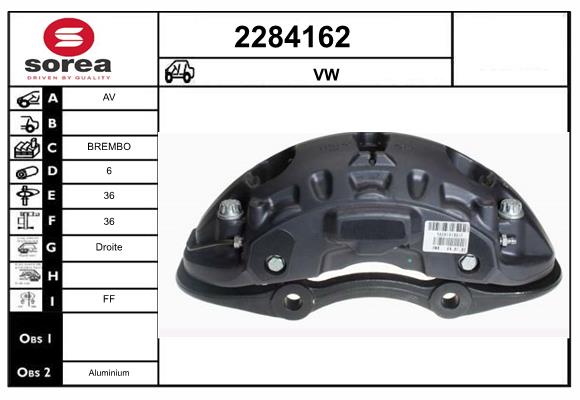 Etrier frana 2284162 EAI