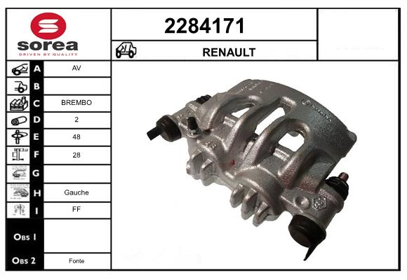 Etrier frana 2284171 EAI