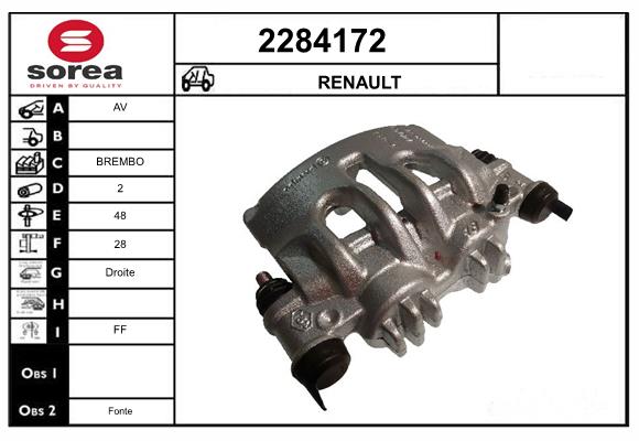 Etrier frana 2284172 EAI