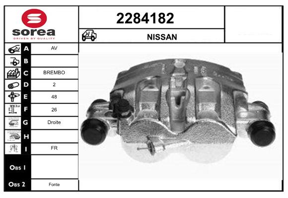 Etrier frana 2284182 EAI