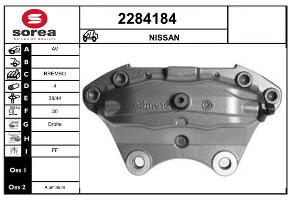 Etrier frana 2284184 EAI