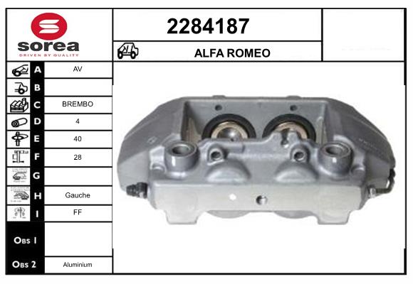 Etrier frana 2284187 EAI