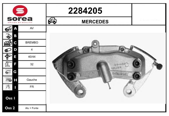 Etrier frana 2284205 EAI