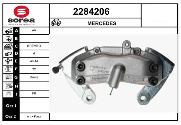 Etrier frana 2284206 EAI