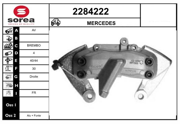 Etrier frana 2284222 EAI