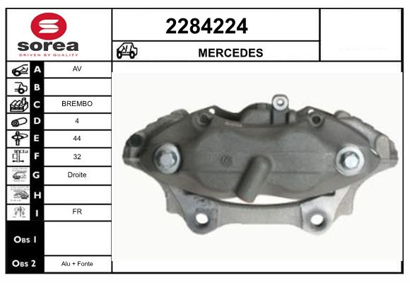Etrier frana 2284224 EAI