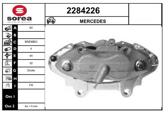 Etrier frana 2284226 EAI