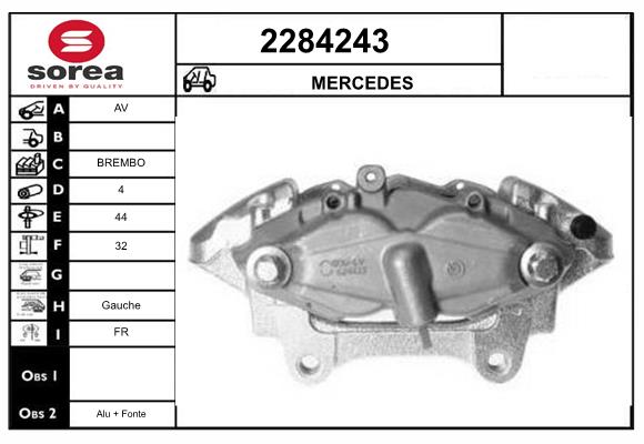 Etrier frana 2284243 EAI