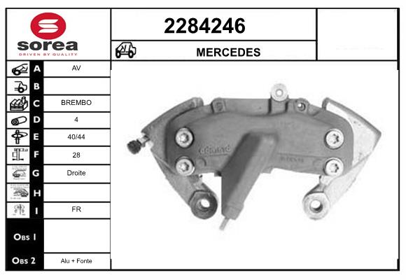 Etrier frana 2284246 EAI