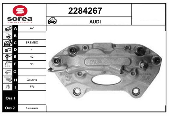 Etrier frana 2284267 EAI