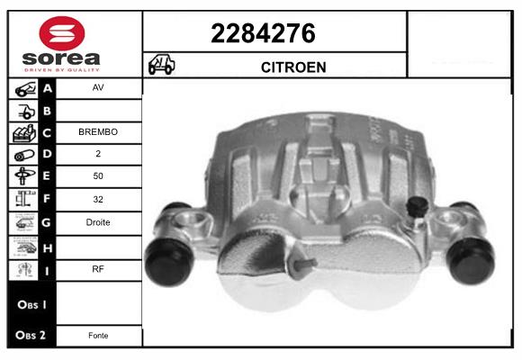 Etrier frana 2284276 EAI