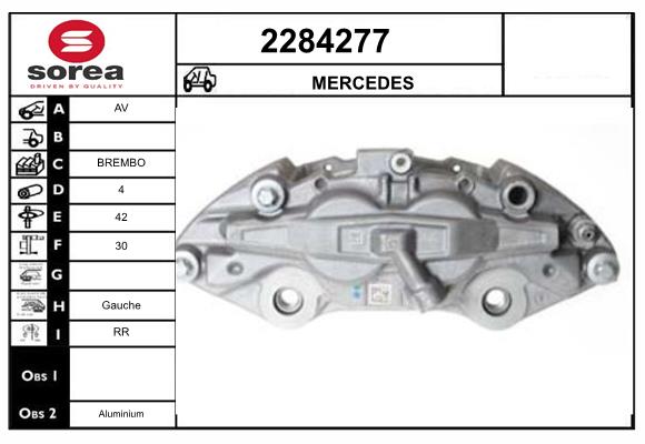 Etrier frana 2284277 EAI