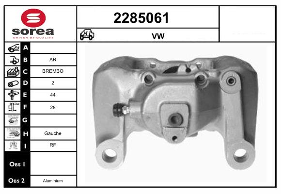 Etrier frana 2285061 EAI