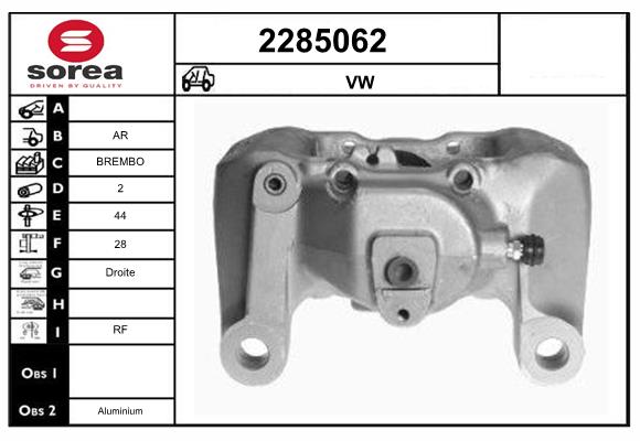 Etrier frana 2285062 EAI